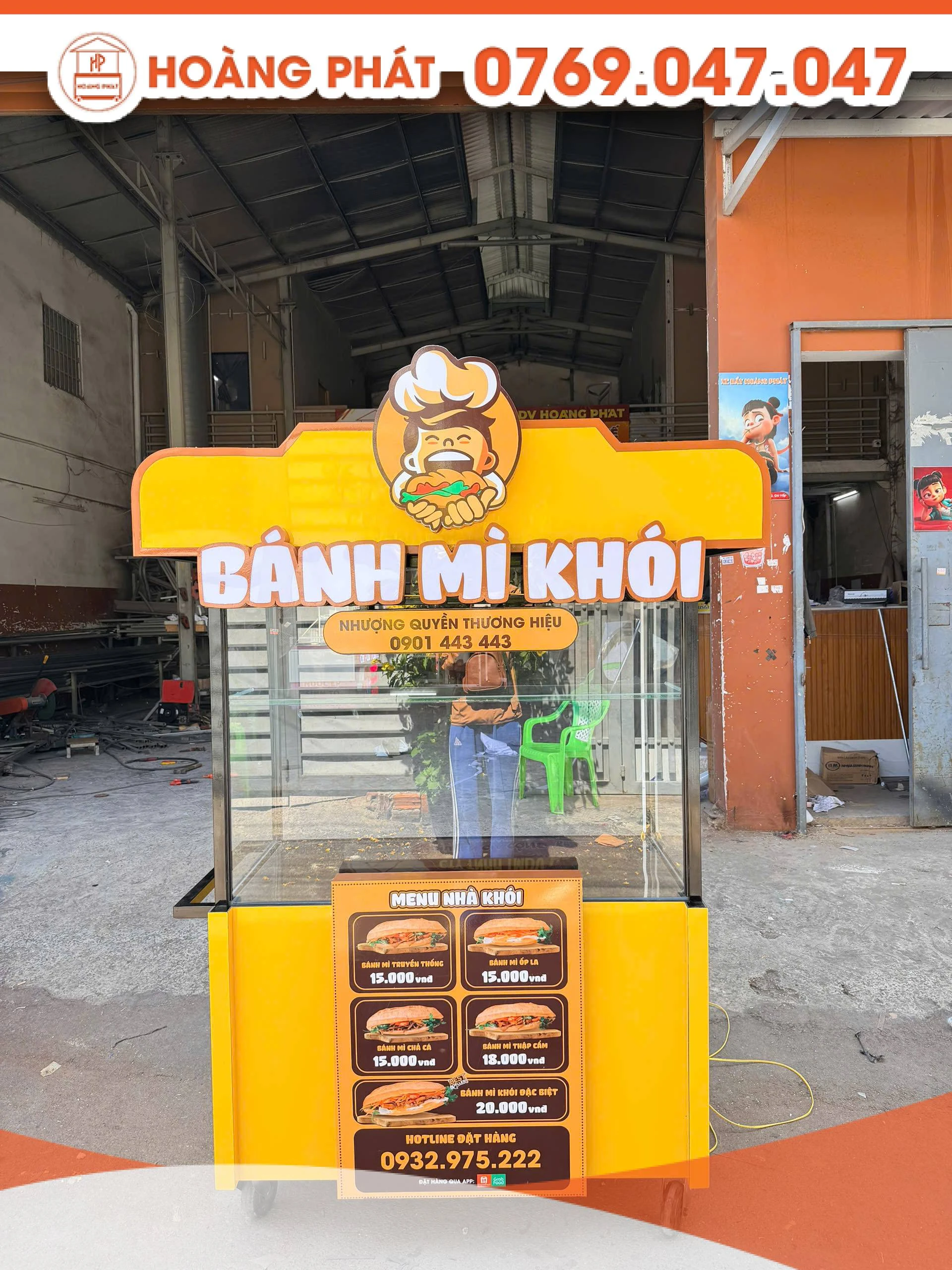 XE BÁNH MÌ 1m2x60x2m XBM1212