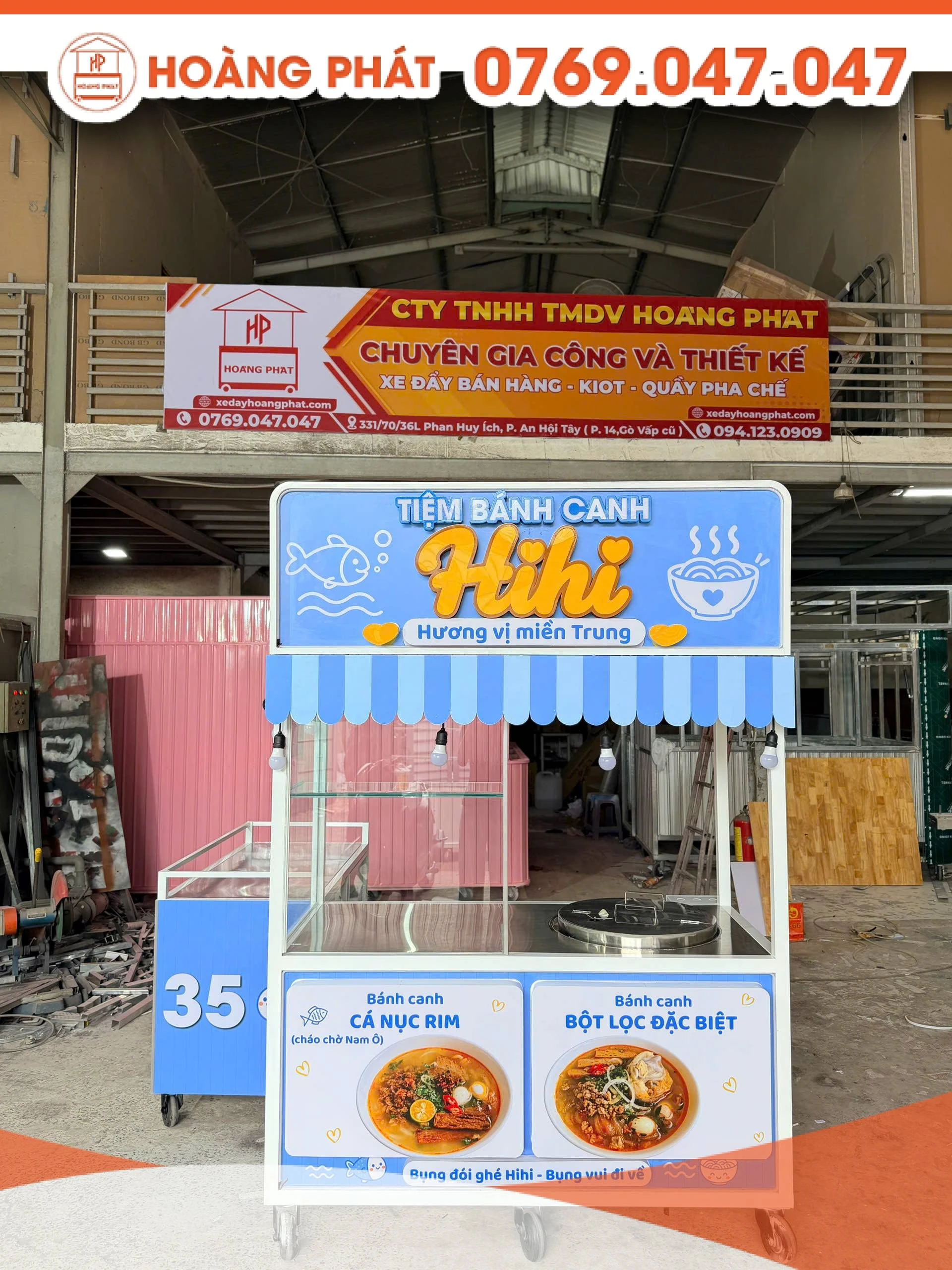 TỦ XE BÁN HÀNG 1m3x60x2m XBH1320
