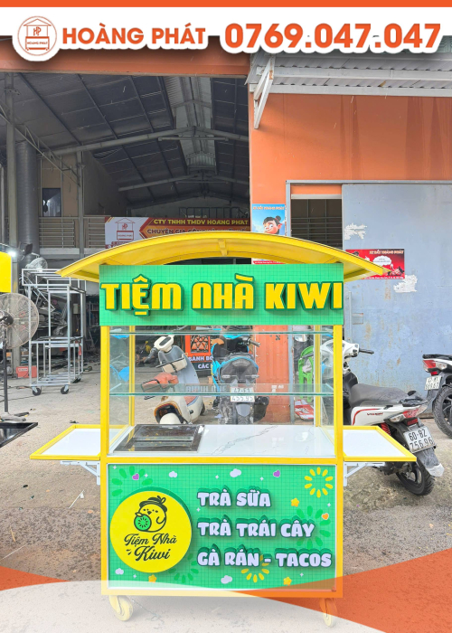 Xe trà sữa, trà trái cây 1m2 x 60 x 2m XTS1132