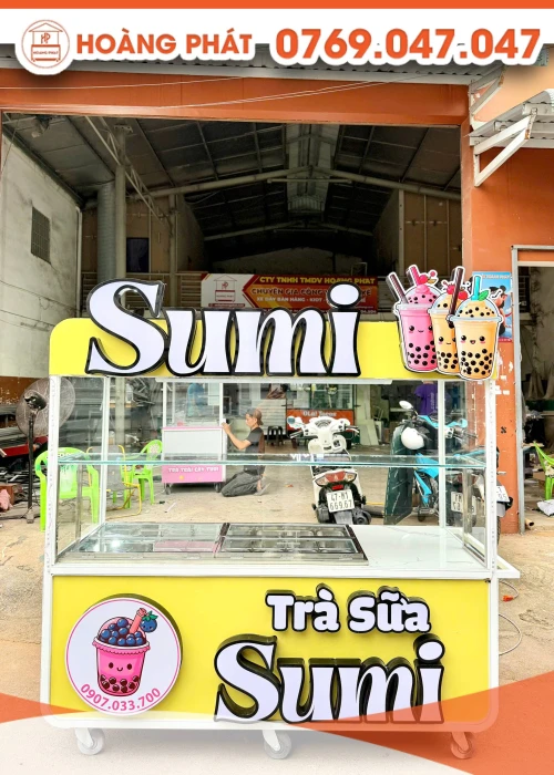 Xe trà sữa Yumi 2m x 60 x 2m XTS1166