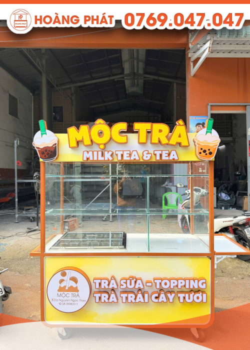 Xe trà sữa Mộc Trà 1m6 x 60 x 2m XTS1135