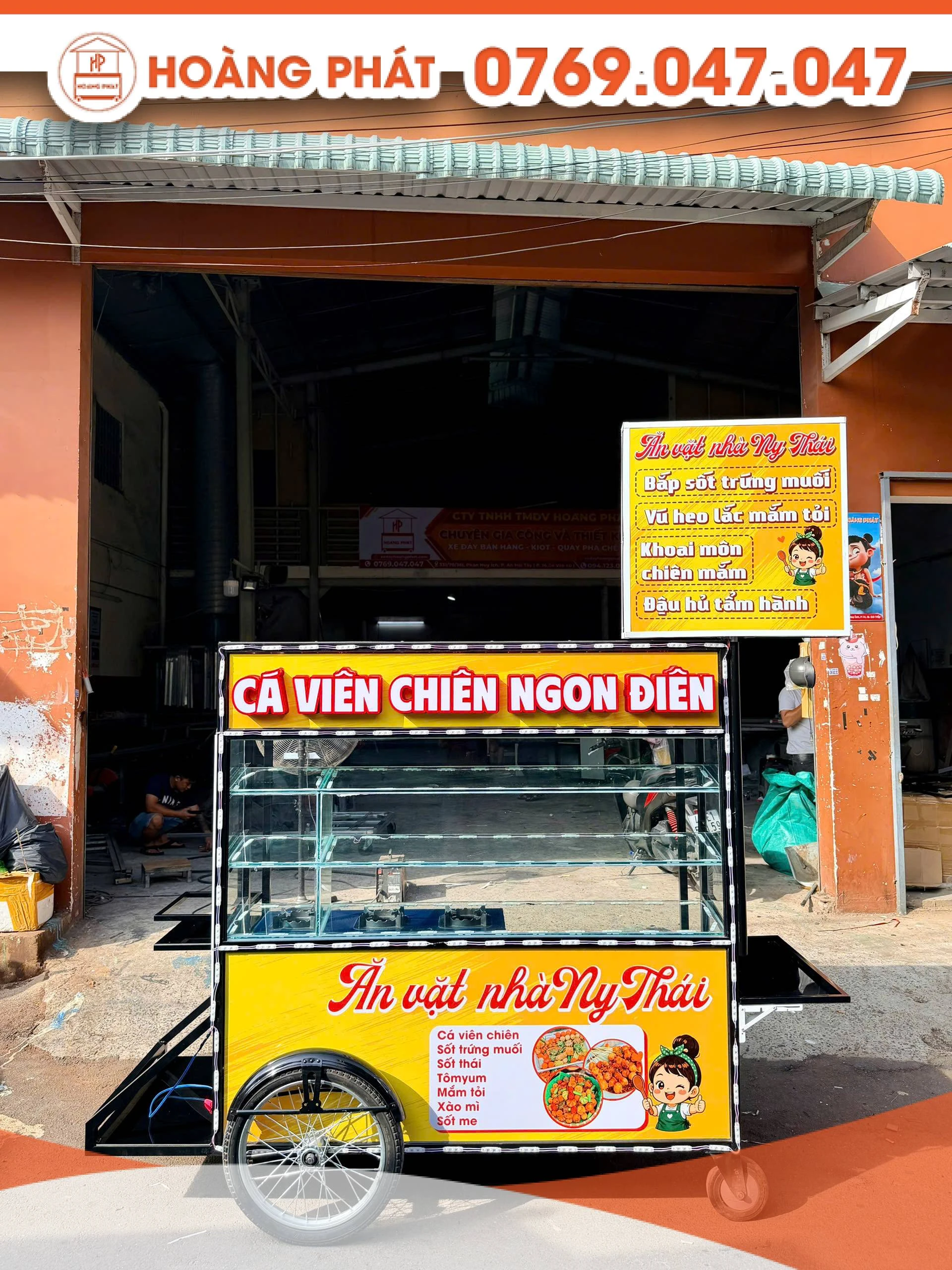 TỦ XE BÁN HÀNG 1m6x60x2m XBH1326