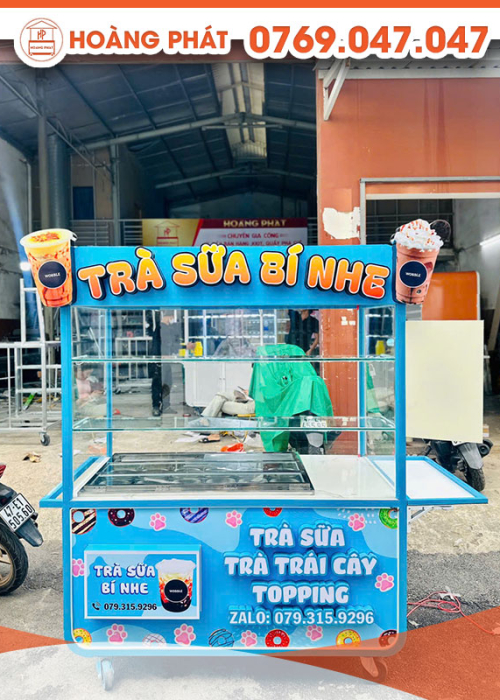 Xe trà sữa 1m5 x 60 x 2m XTS855
