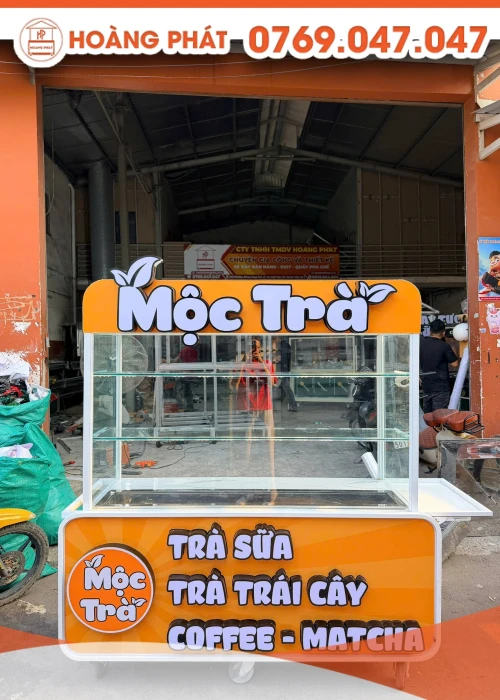 Tủ xe bán hàng 1m6 x 60 x 2m XBH1284