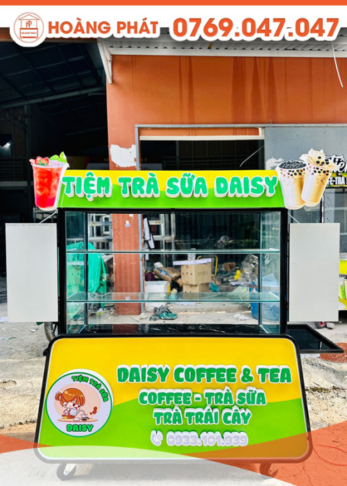 Xe trà sữa 1m4 x 60 x 2m XTS697