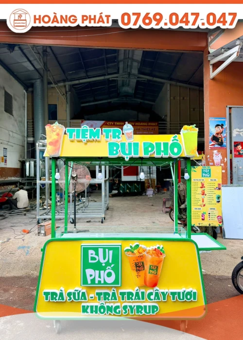 Xe trà sữa 1m4 x 60 x 2m XTS1312