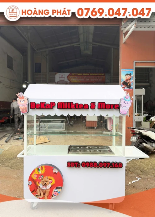 Xe trà sữa 1m5 x 60 x 2m XTS1144