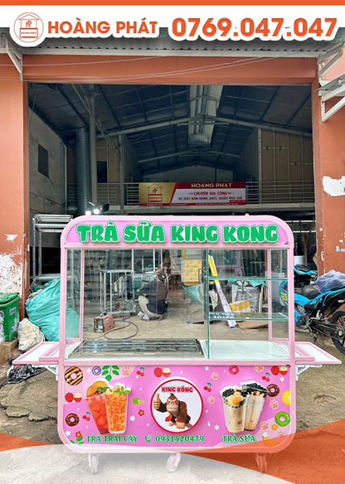 Xe trà sữa 1m8 x 60 x 2m XTS775