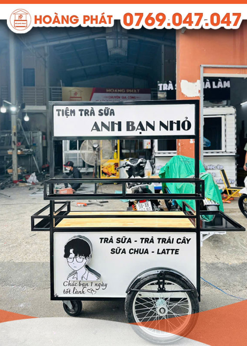 Xe trà sữa 1m2 x 60 x 2m XTS932
