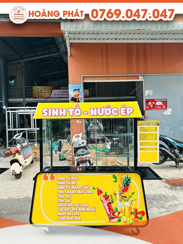 Xe sinh tố nước ép 1m4 x 60 x 2m XST1045