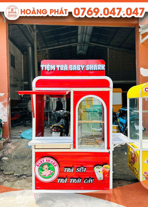 Xe trà sữa 1m3 x 60 x 2m XTS777