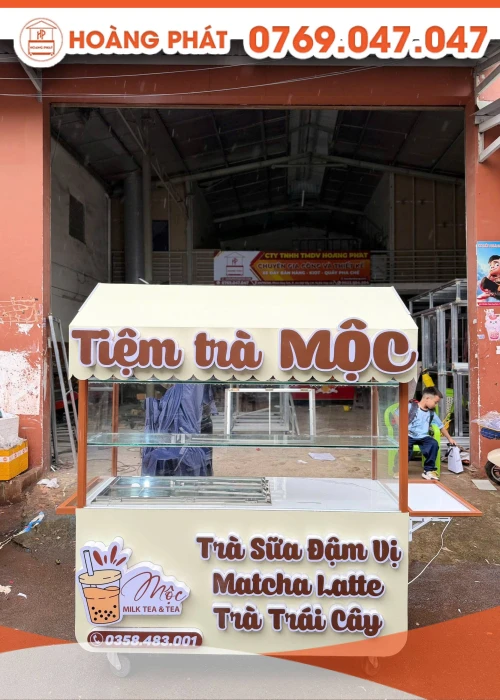 Xe trà trái cây nhiệt đới 1m6 x 60 x 2m XTS1149