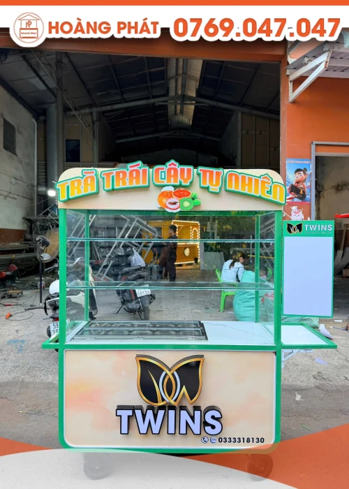 Xe trà trái cây 1m5 x 60 x 2m XTS1242