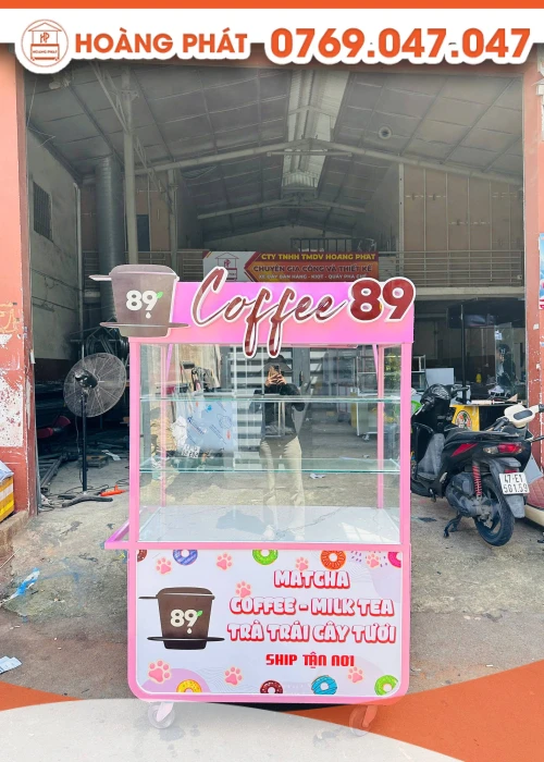 Xe cafe lưu động 1m2 x 60 x 2m XBH1126