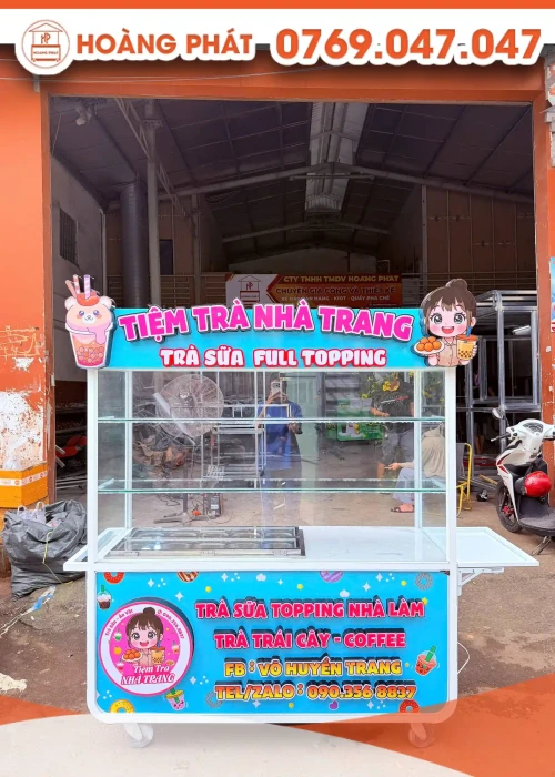 Xe trà sữa 1m5 x 60 x 2m XTS1179