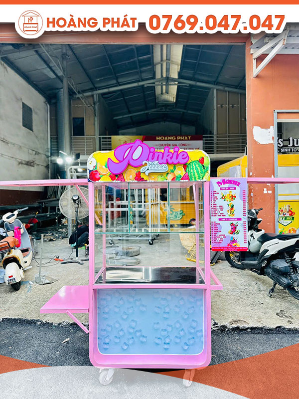 Xe bán nước ép 1m2 x 60 x 2m XST814