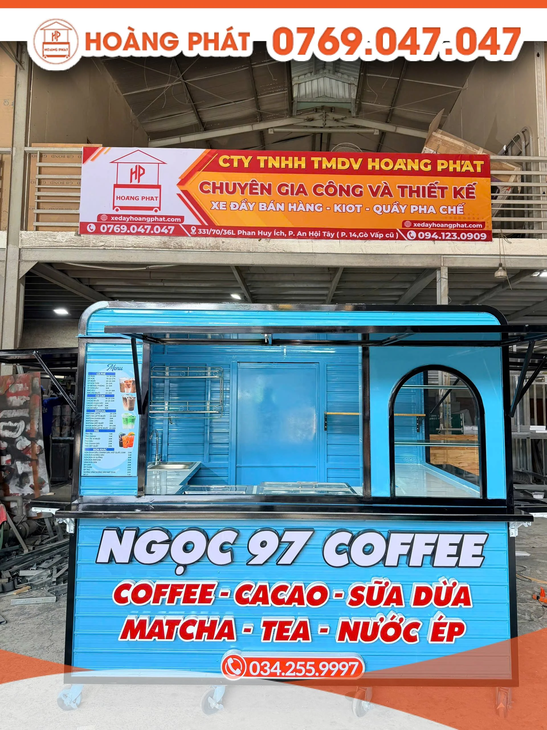 Kiot bán hàng thức uống K1317