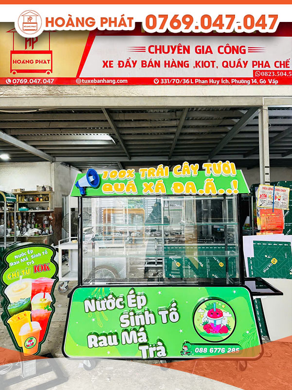 Xe nước ép, rau má 1m6 x 60 x 2m XST757