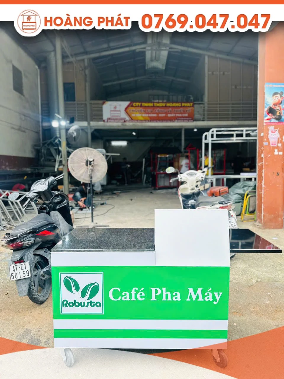 Xe cafe 1m2 x 60 x 2m XCF1129